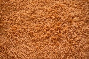 Close up of Brown carpet texture background photo