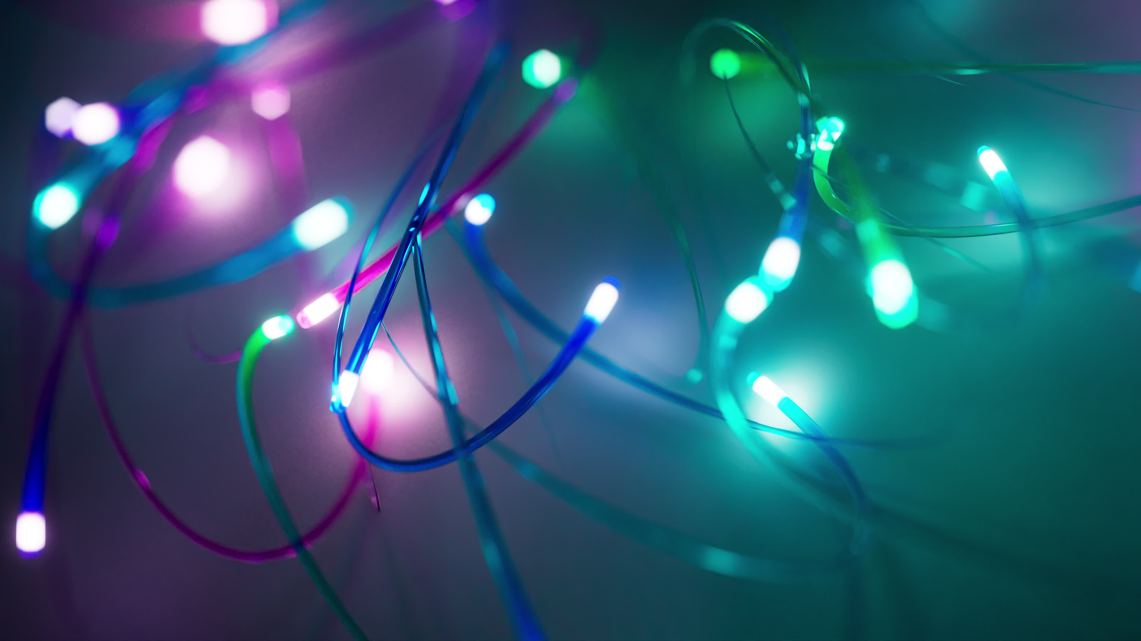 Flashing Christmas Lights Stock Video Footage for Free Download
