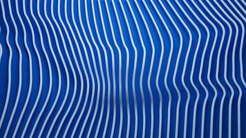 abstrait animation de lignes dans le forme de vagues. video