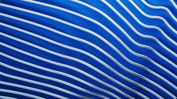 abstrait animation de lignes dans le forme de vagues. video