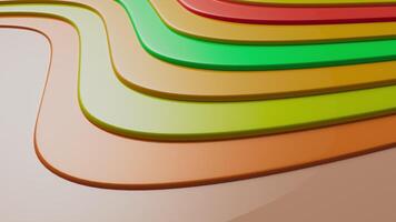 Abstract looping background of colorful geometric shapes. video