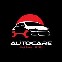 automotor cuidado logo diseño modelo vector