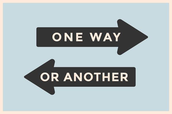 Vintage arrows One Way or Another