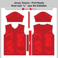 rojo grunge modelo diseño, ilustración, jersey antecedentes para Deportes sublimación, fútbol americano vector