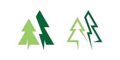 flash logo design pine, forest, energy, lightning, lightning, logo design template icon, symbol, . vector