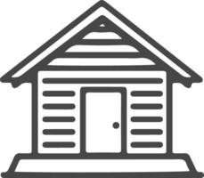 minimal home icon - web homepage symbol - website sign vector