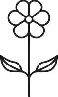 Flower set icon. Editable pictogram isolated on white background. Trendy line symbol for mobile apps and website design vector