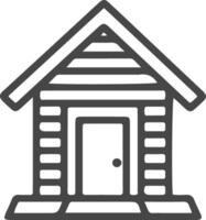 minimal home icon - web homepage symbol - website sign vector