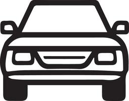 Car icon in linear style. Transport symbol. illustration. vector