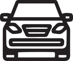 Car icon in linear style. Transport symbol. illustration. vector