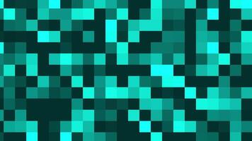 abstrakt checkerboard bakgrund i turkos Färg. perfekt för rörelse grafisk projekt. video