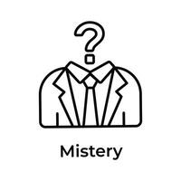 Have a look at this amazing icon of election mystery, anonymity vector