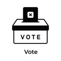 descargar esta prima icono de votación caja, editable vector