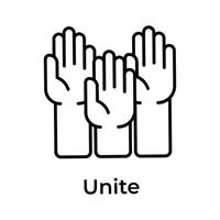 No racism, raise hands design, ready to use icon vector