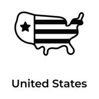 Get this handy usa map design, ready for premium use vector