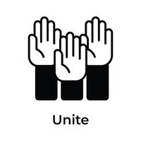 No racism, raise hands design, ready to use icon vector