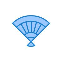 hand fan icon for mobile, web etc.concepts.isolated white background vector
