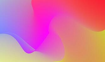 Colorful gradient mesh calm background vector