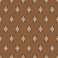 diamond shape brown color seamless pattern background. geometry shape pattern for luxury product. vector