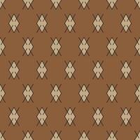 diamond shape brown color seamless pattern background. geometry shape pattern for luxury product. vector