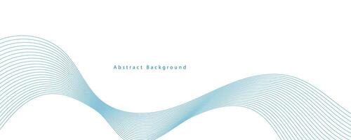 Abstract background with blue wavy lines. EPS10 vector