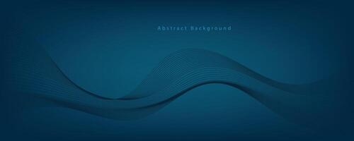 Abstract background with blue wavy lines. EPS10 vector