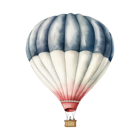 lucht ballon geïsoleerd gedetailleerd waterverf hand- getrokken schilderij illustratie png