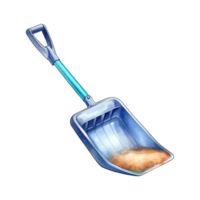 Sand Shovel Isolated Detailed Watercolor Hand Drawn Painting Illustration png