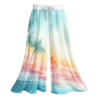 plage un pantalon isolé détaillé aquarelle main tiré La peinture illustration png