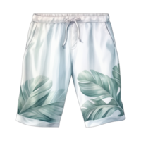 plage un pantalon isolé détaillé aquarelle main tiré La peinture illustration png