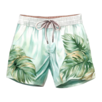 plage un pantalon isolé détaillé aquarelle main tiré La peinture illustration png