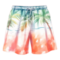 spiaggia pantaloni isolato dettagliato acquerello mano disegnato pittura illustrazione png