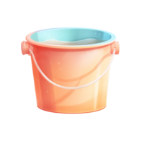 Bucket Isolated Detailed Watercolor Hand Drawn Painting Illustration png