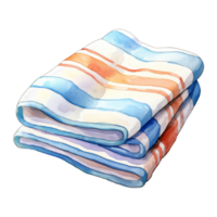 Towel Isolated Detailed Watercolor Hand Drawn Painting Illustration png