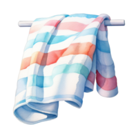 Towel Isolated Detailed Watercolor Hand Drawn Painting Illustration png
