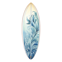 Surfbrett isoliert detailliert Aquarell Hand gezeichnet Gemälde Illustration png
