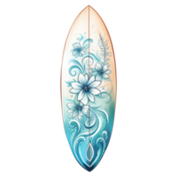 tavola da surf isolato dettagliato acquerello mano disegnato pittura illustrazione png