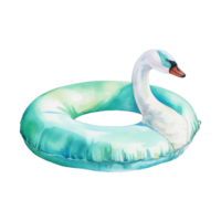 Pool Float Isolated Detailed Watercolor Hand Drawn Painting Illustration png