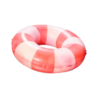 Pool Float Isolated Detailed Watercolor Hand Drawn Painting Illustration png