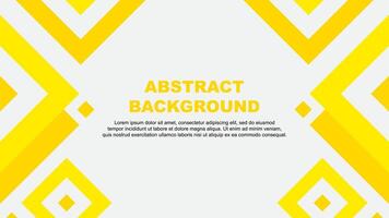 Abstract Background Design Template. Abstract Banner Wallpaper Illustration. Yellow Template vector