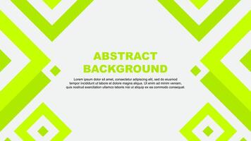 Abstract Background Design Template. Abstract Banner Wallpaper Illustration. Lime Green Template vector