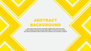 Abstract Background Design Template. Abstract Banner Wallpaper Illustration. Yellow vector