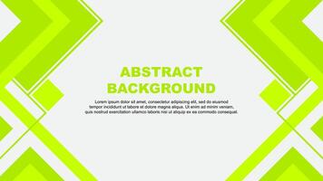 Abstract Background Design Template. Abstract Banner Wallpaper Illustration. Lime Green Banner vector