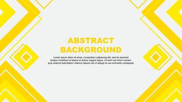 Abstract Background Design Template. Abstract Banner Wallpaper Illustration. Yellow Background vector