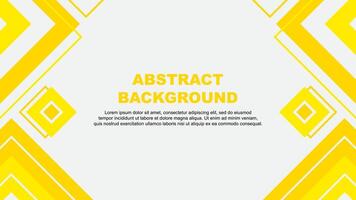 Abstract Background Design Template. Abstract Banner Wallpaper Illustration. Yellow Background vector