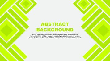 Abstract Background Design Template. Abstract Banner Wallpaper Illustration. Lime Green vector