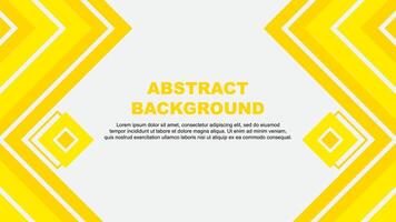 Abstract Background Design Template. Abstract Banner Wallpaper Illustration. Yellow Design vector