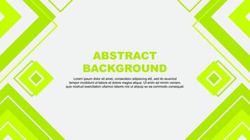 Abstract Background Design Template. Abstract Banner Wallpaper Illustration. Lime Green Background vector