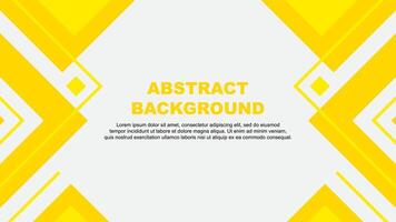 Abstract Background Design Template. Abstract Banner Wallpaper Illustration. Yellow Illustration vector