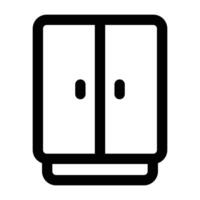 Simple Cupboard icon. The icon can be used for websites, print templates, presentation templates, illustrations, etc vector